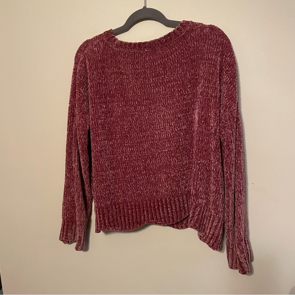 Altar’d State 💖 pink chenille sweater - Picture 3 of 4